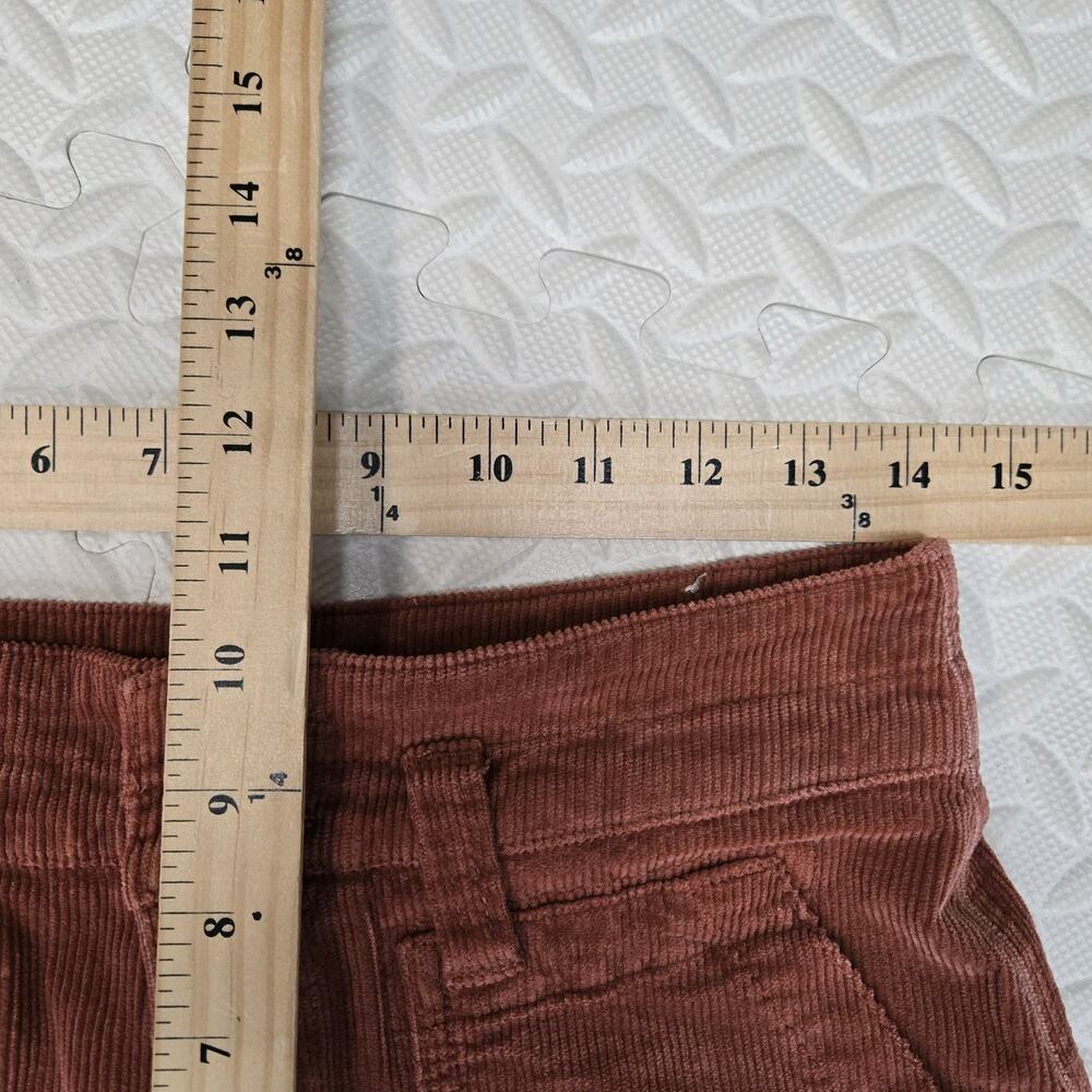 Anthropologie Pilcro The Wanderer Corduroy Pants 26 Womens Sedona Red Distressed - Picture 13 of 15
